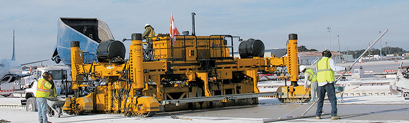 GP-2400 with 5400 series paving mold