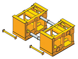 telescoping end sections