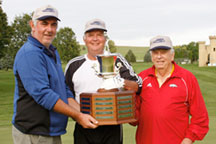 Thom Kuhn of Millstone Bangert, Inc., Gary Hutchins of Weaver-Bailey Contracting, and Charlie Weaver of Weaver-Bailey Contracting