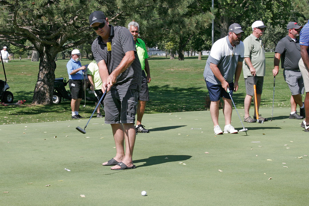 Putting Tournament Practice Green