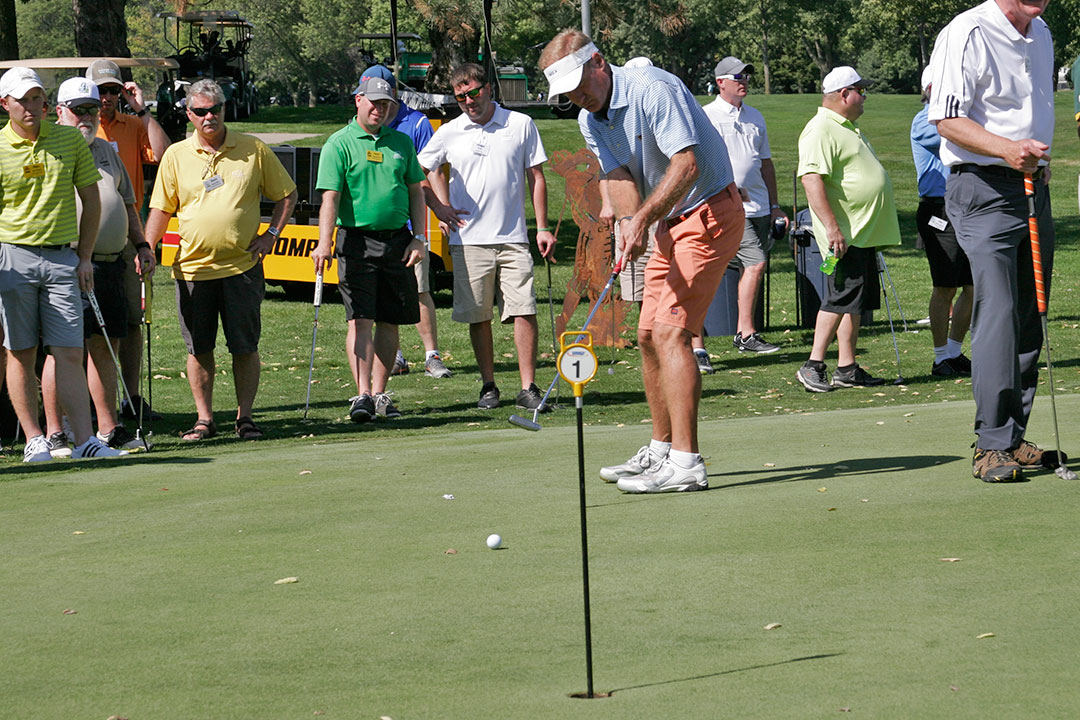 Putting Tournament Practice Green