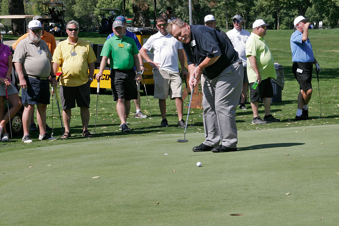 Putting Tournament Practice Green