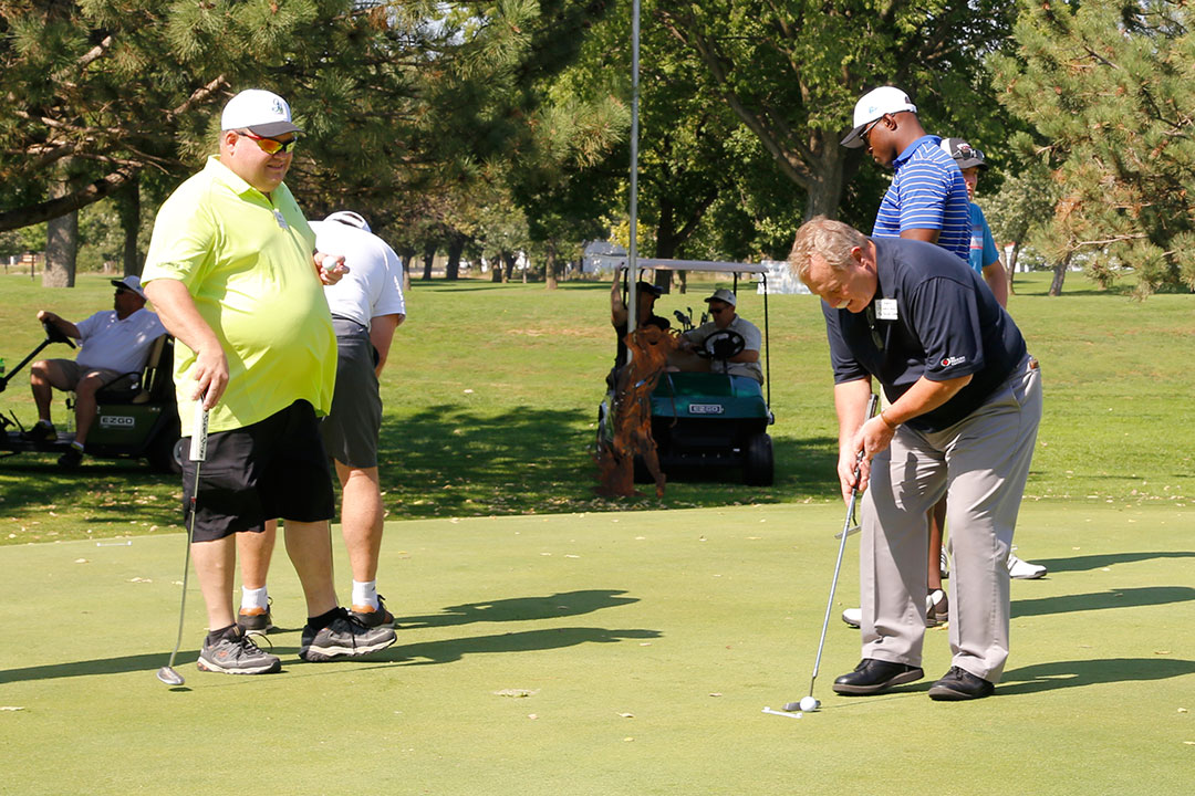 Putting Tournament Practice Green
