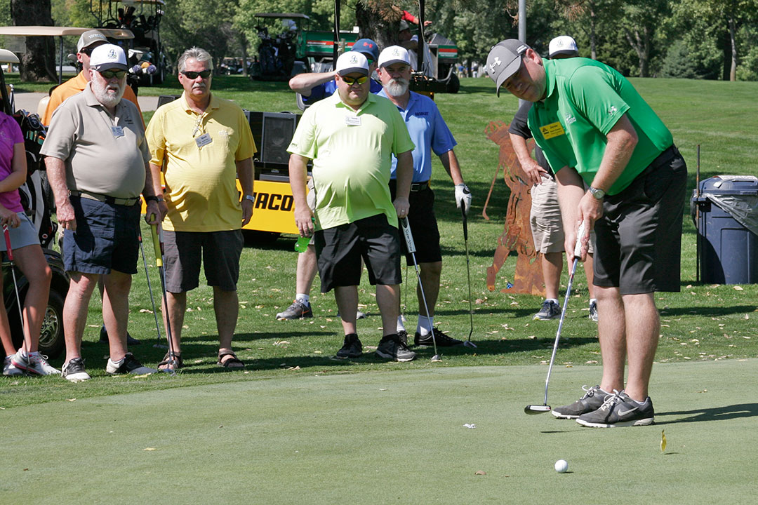 Putting Tournament Practice Green