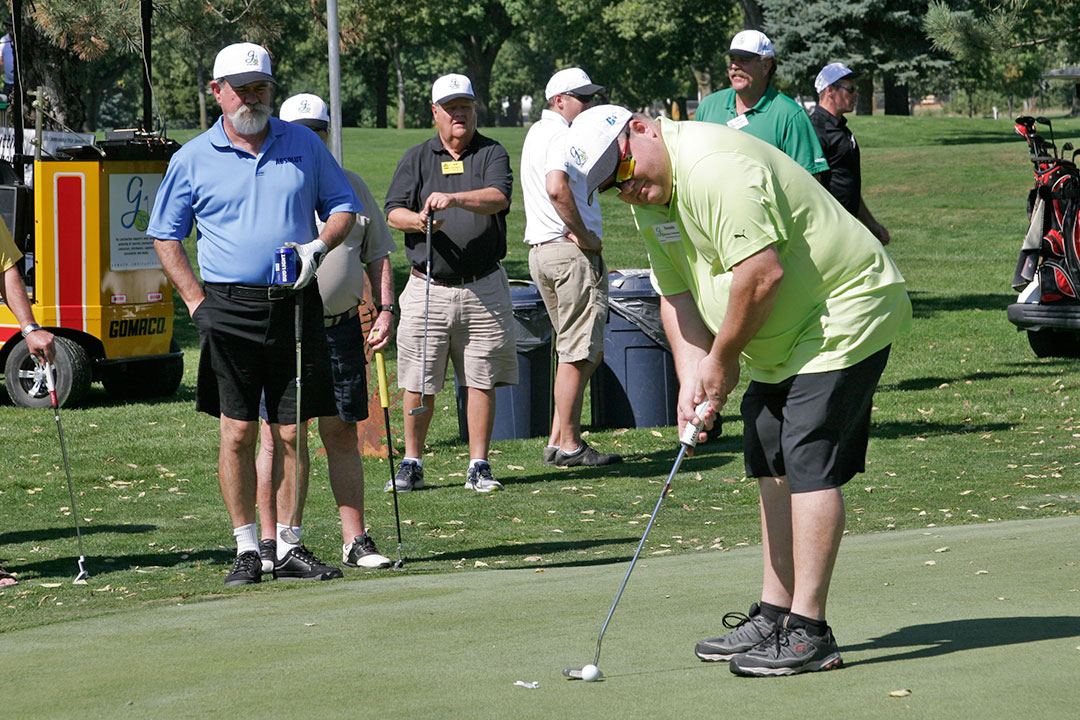 Putting Tournament Practice Green