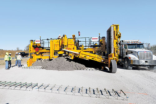 GP360 placer/spreader slipform paver