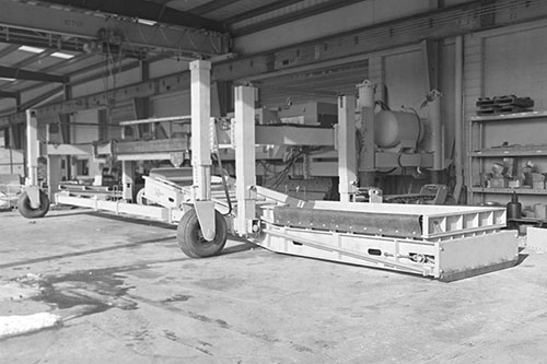 Prototype PS-60 concrete placer/spreader