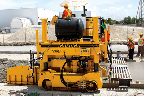 First GP-2400 two-track paver