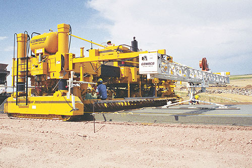First GHP-2800 two-track paver