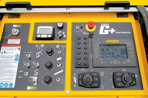9500 G+ controls