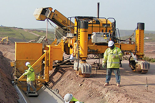 water drainage channel