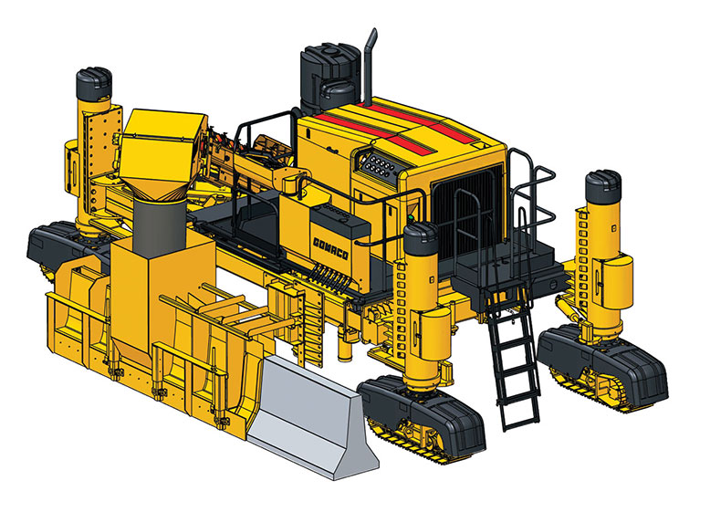 Commander III four-track barrier graphic