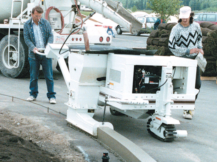 GOMACO, Manufacturer of Concrete Slipform Paving Equipment Curb Cadet