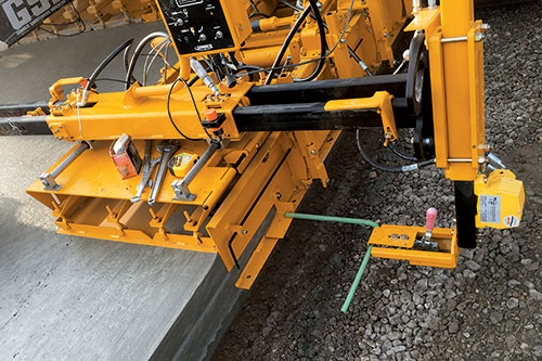hydraulic powered bar inserter