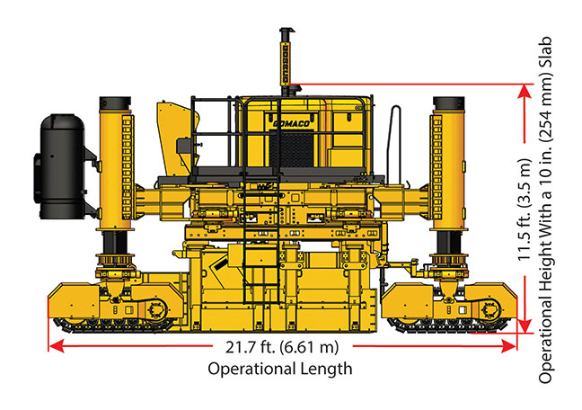 GOMACO GP3 Slipform Paver