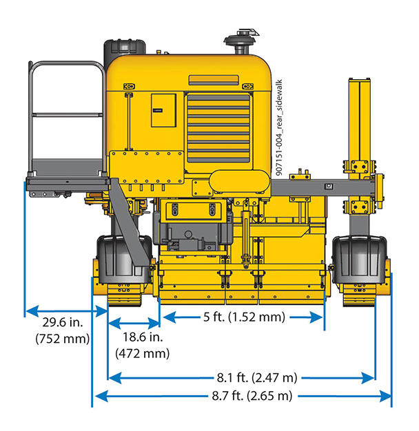 GT-3200 slipform paver graphic