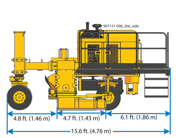 GT-3200 slipform paver graphic