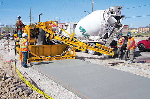 GOMACO GT-3200 sidewalk paver