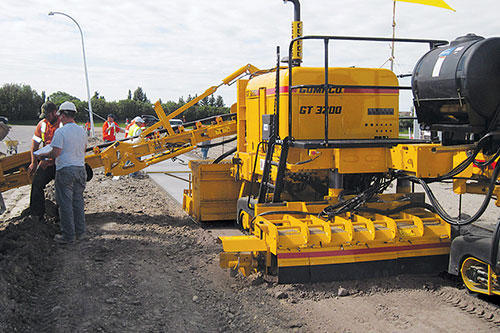 GOMACO GT-3200 sidewalk paver