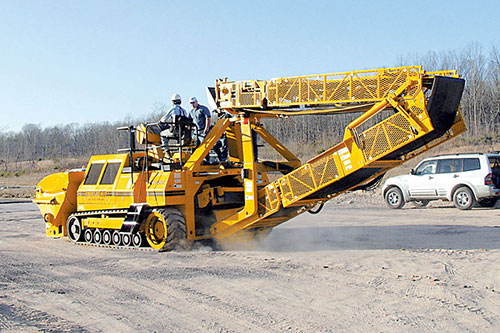 RTP-500 Rubber-Tracked Placer