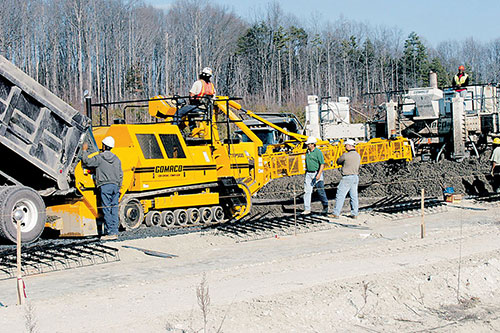 RTP-500 Rubber-Tracked Placer