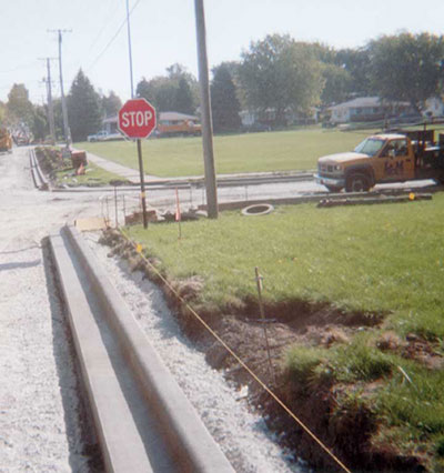 curb and gutter