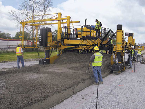 Commander III four-track paving