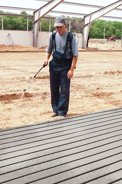 cattle barn floor