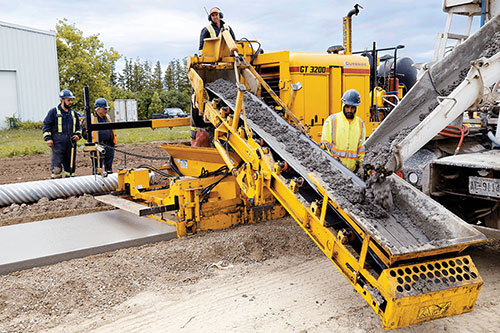 GT-3200 sidewalk paver