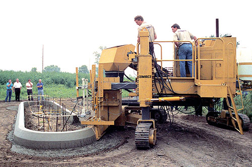 Prototype GT-3600 curb and gutter machine