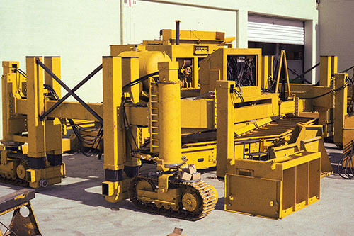 Prototype PS-48 concrete placer/spreader