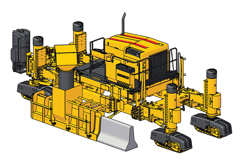 Commander III four-track barrier graphic