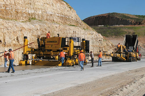 Commander III four-track paving, V2 mold