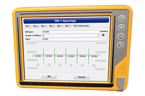 TBI/SBI setup menu