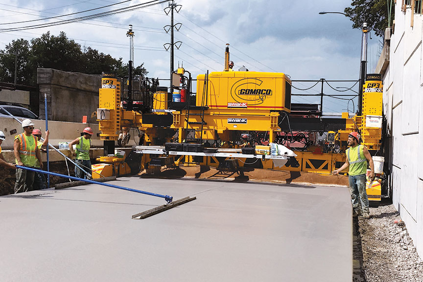 GOMACO, Manufacturer of Concrete Slipform Paving Equipment: Sensor Line &  Accessories
