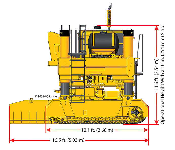 GOMACO GP3 Slipform Paver