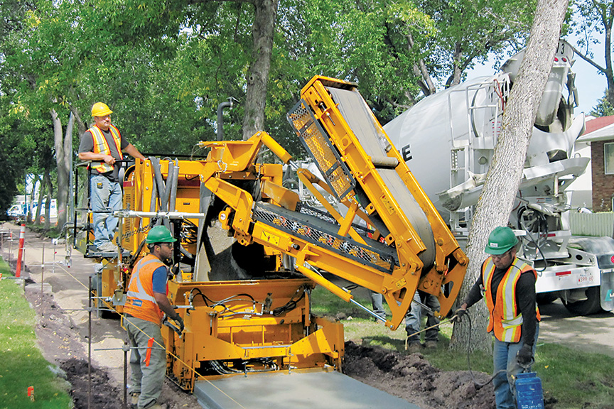 GT-3200 sidewalk paver