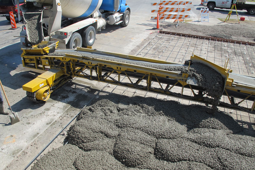 GOMACO Manufacturer of Concrete Slipform Paving Equipment RC Conveyor