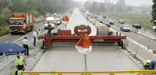 New Jersey barrier wall