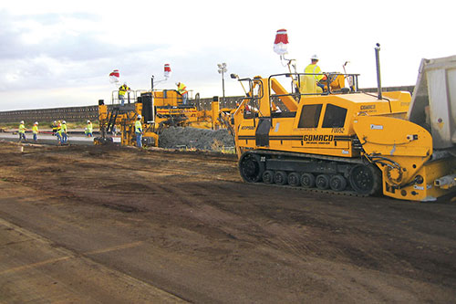 RTP-500 Rubber-Tracked Placer