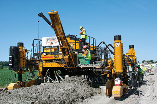 Commander III four-track paving