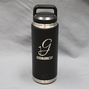 REAL YETI 26 Oz. Laser Engraved White Stainless Steel Yeti